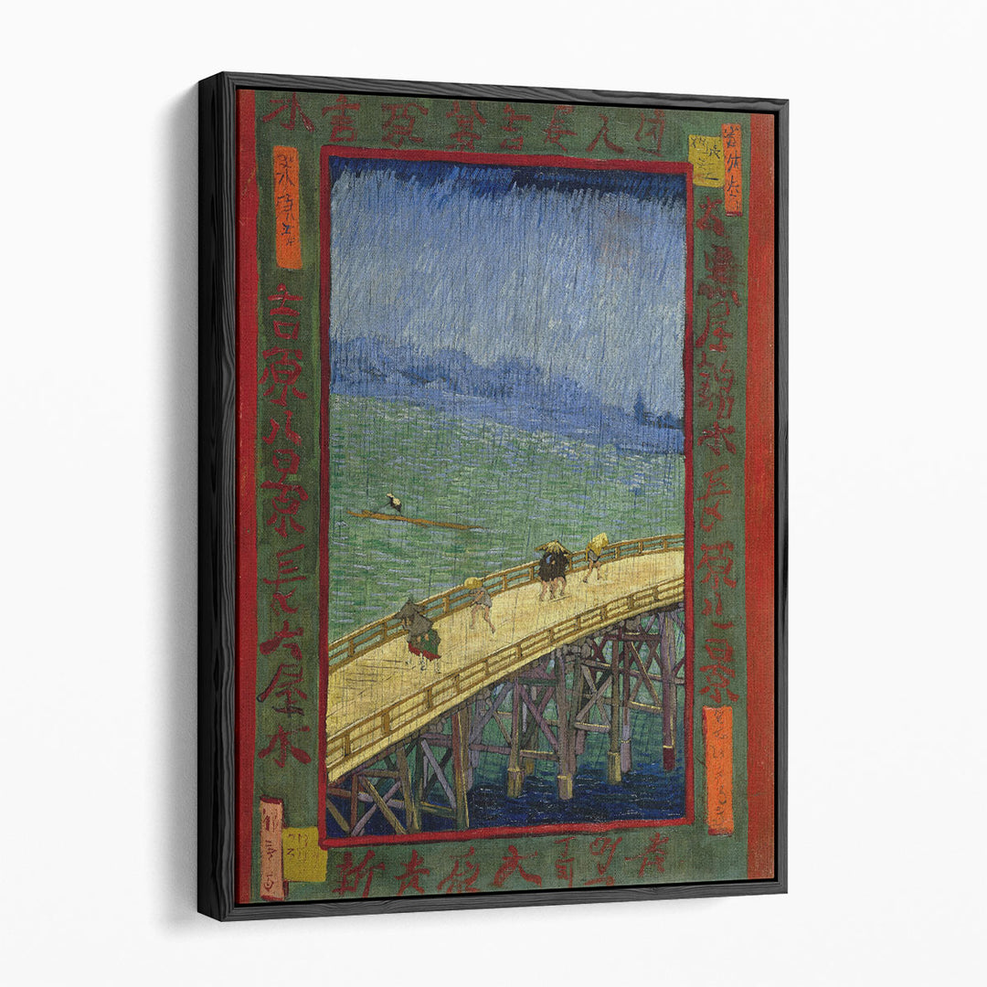 Scenic wall decor featuring vintage river scene painting