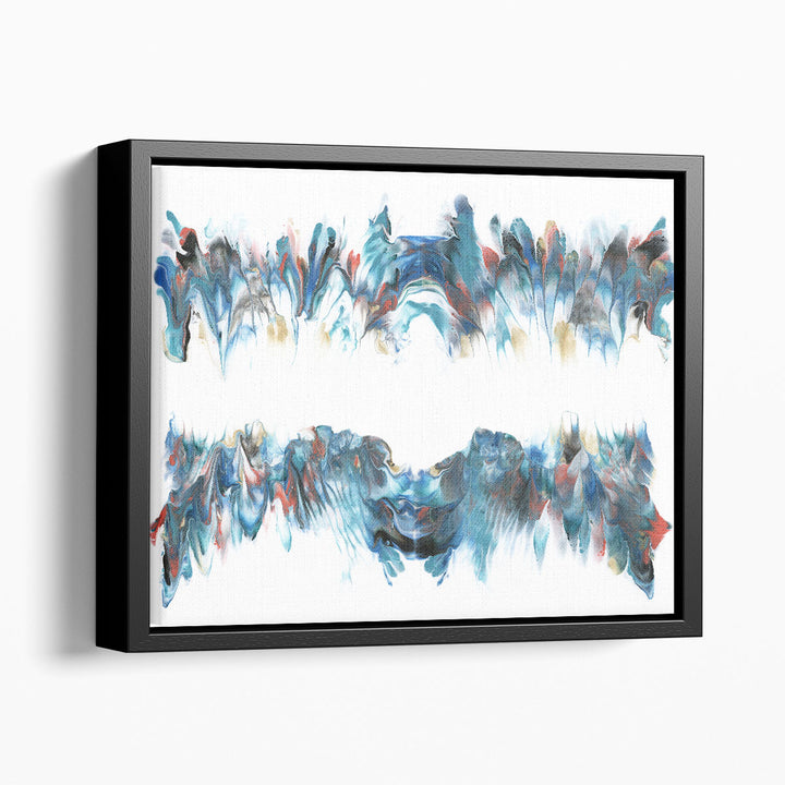 Abstract Sound Waves - Canvas Print Wall Art