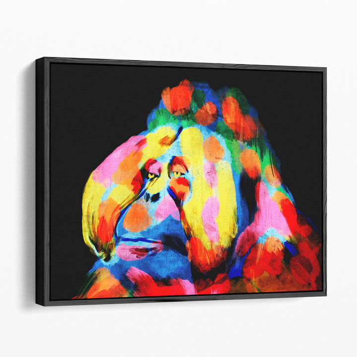 Monkey Color Burst 2 - Canvas Print Wall Art