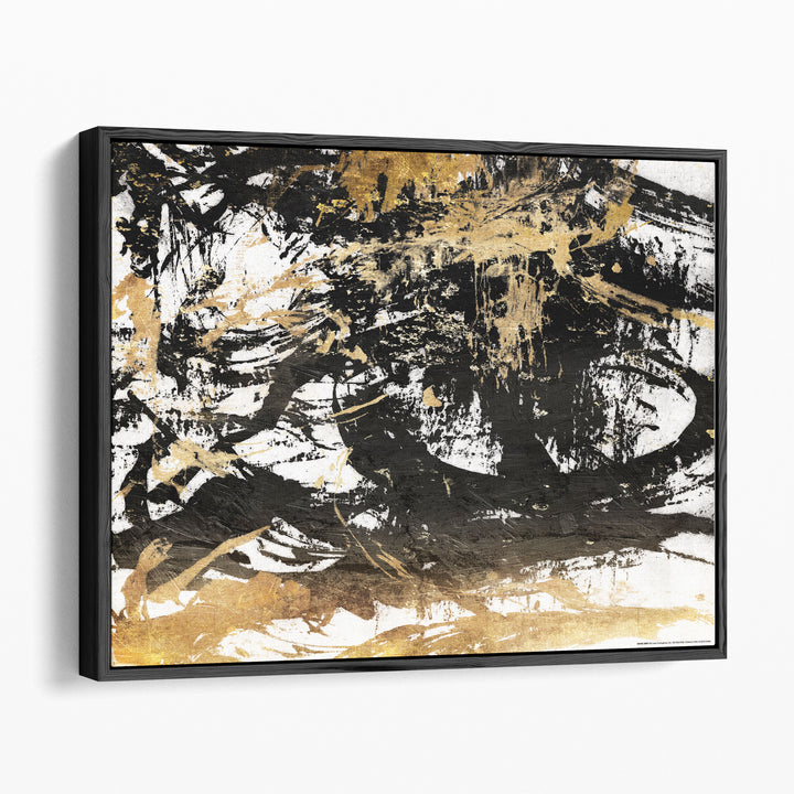 Golden mess - Canvas Print Wall Art