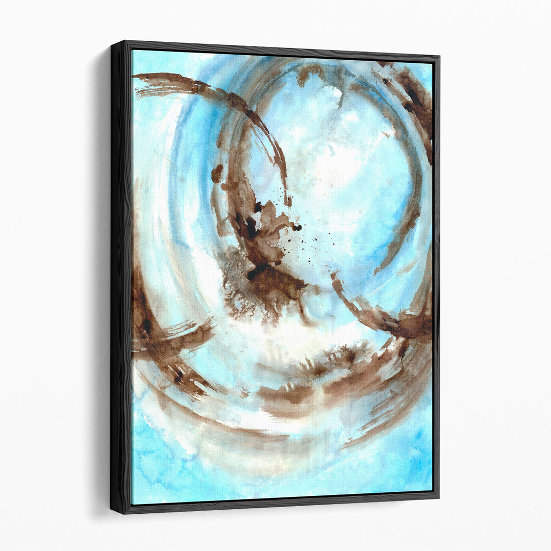 Blue Blowout 2 - Canvas Print Wall Art