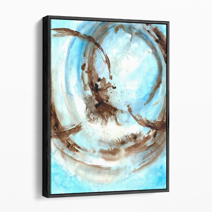 Blue Blowout 2 - Canvas Print Wall Art