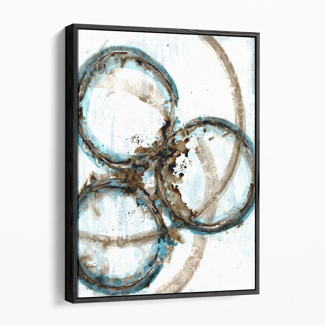 Blue Blowout 3 - Canvas Print Wall Art