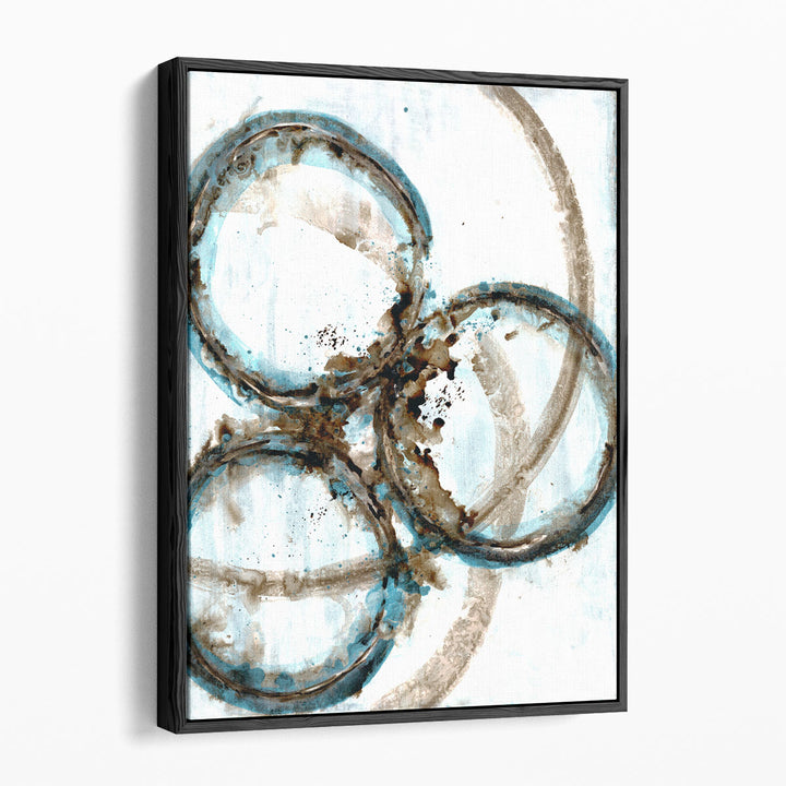 Blue Blowout 3 - Canvas Print Wall Art