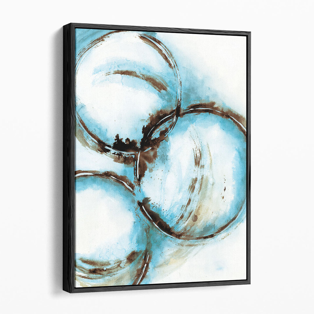 Blue Blowout 5 - Canvas Print Wall Art