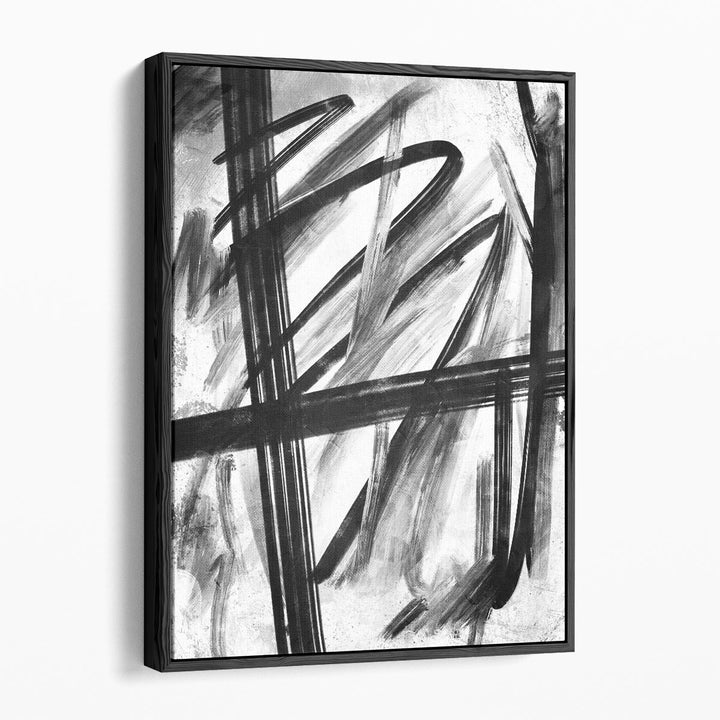 Feelings Black and White - Canvas Print Wall Art