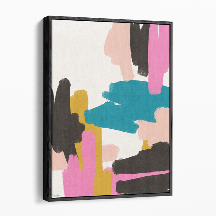 Pink Abstract 1 - Canvas Print Wall Art