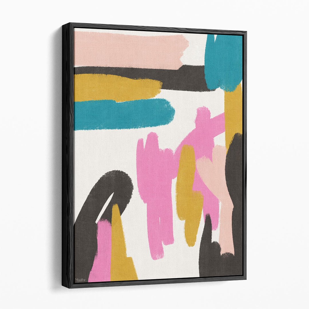 Pink Abstract 2 - Canvas Print Wall Art