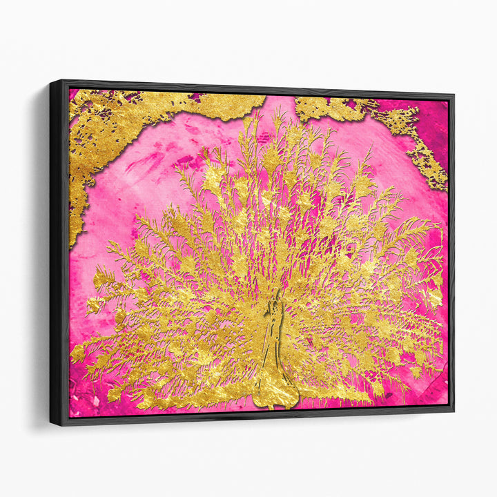 Mesmerizing Pink and Gold - Canvas Print Wall Art