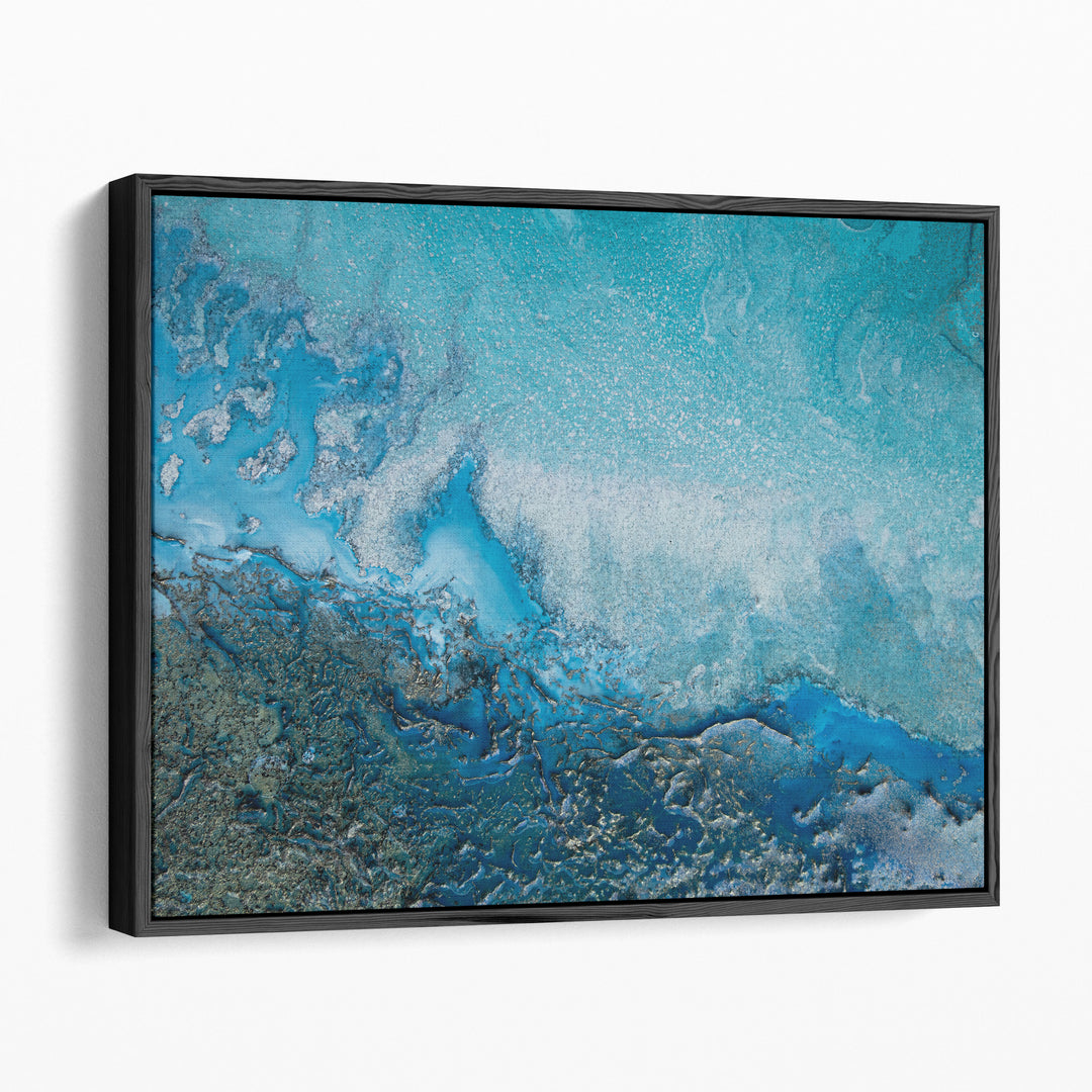 Cyan Waters - Canvas Print Wall Art