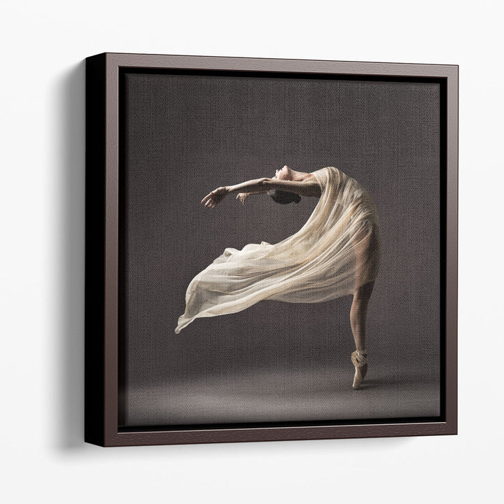 Ballerina Dancing - Canvas Print Wall Art