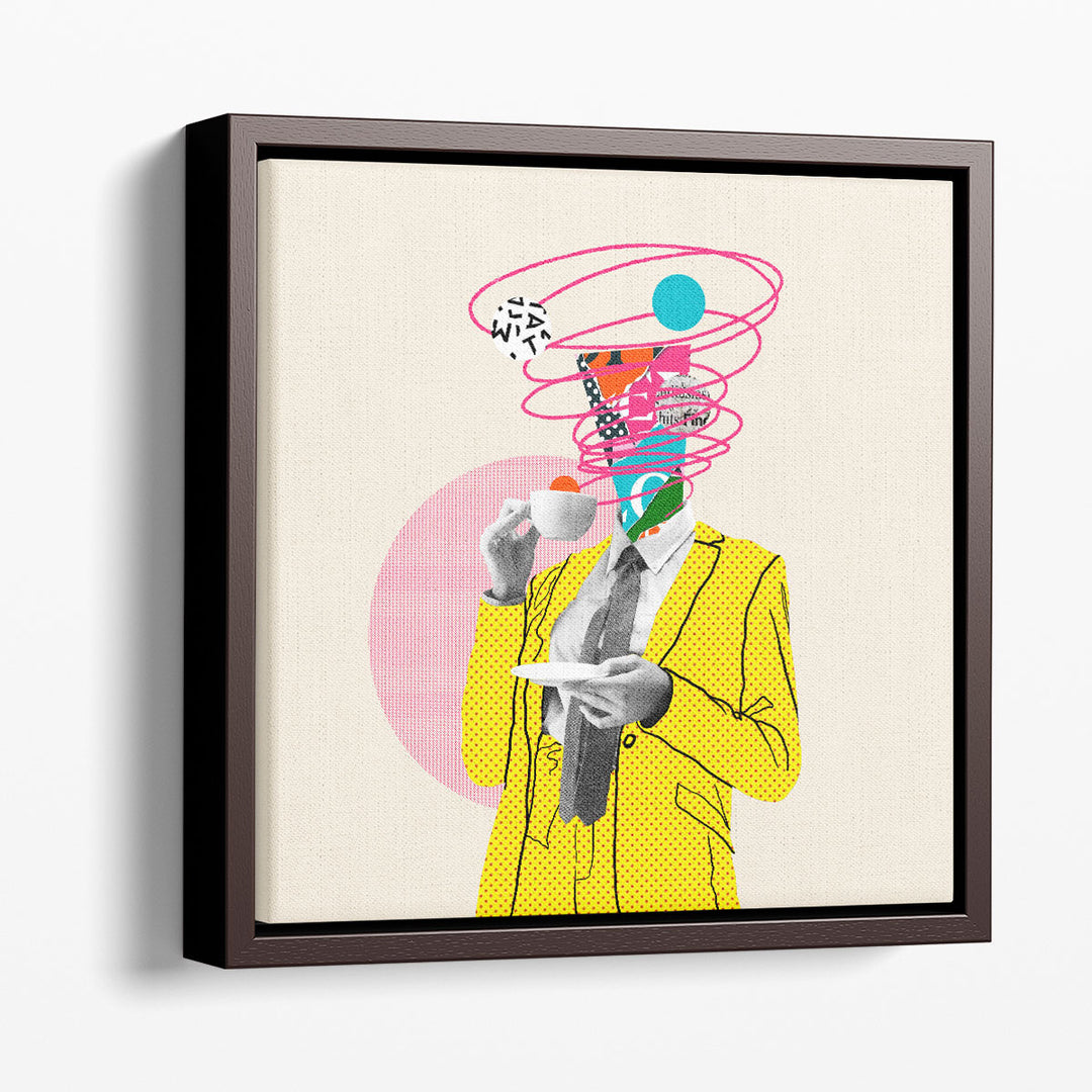 Coffee Makes Things Better - Contemporary Art - Canvas Print Wall Art