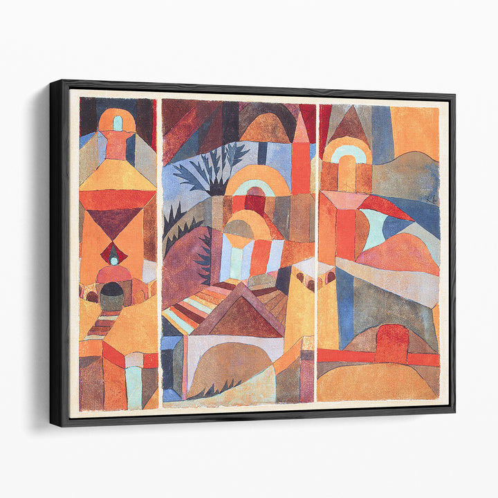 Temple Gardens, 1920 - Canvas Print Wall Art