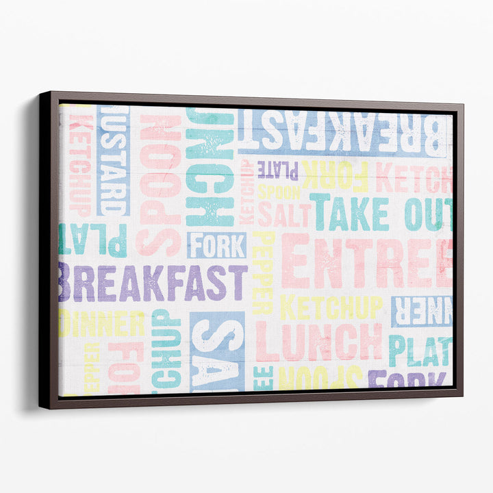 Breakfast Lunch Soft - Canvas Print Wall Art