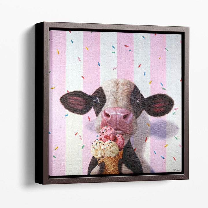 Mooo-Licious - Canvas Print Wall Art