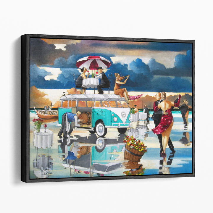 Cafe Helia - Canvas Print Wall Art