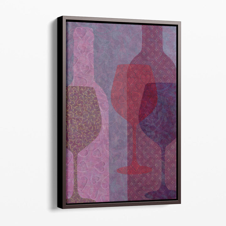 Purple Still Life Prints bottle