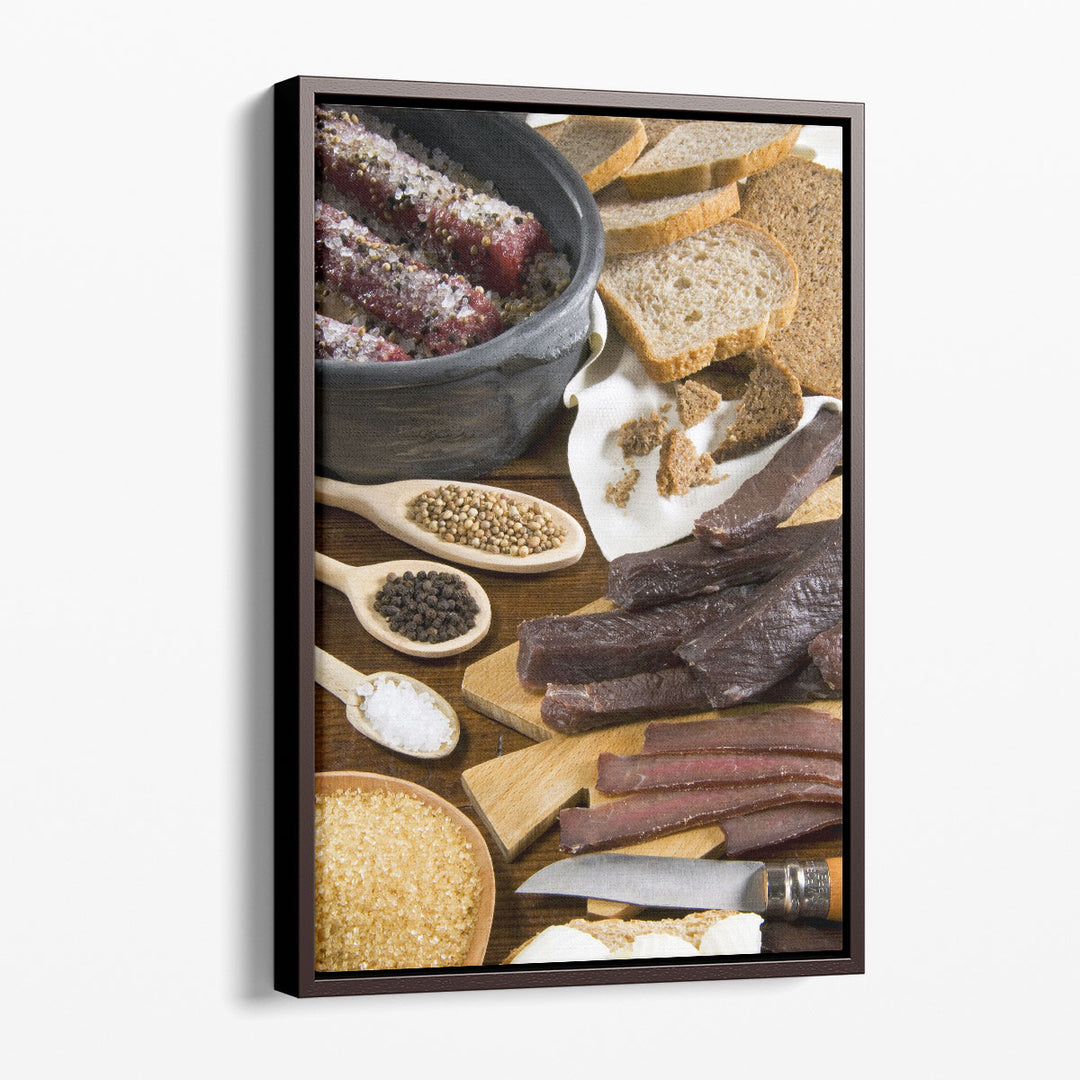 still life prints – bread and ingredients vibe