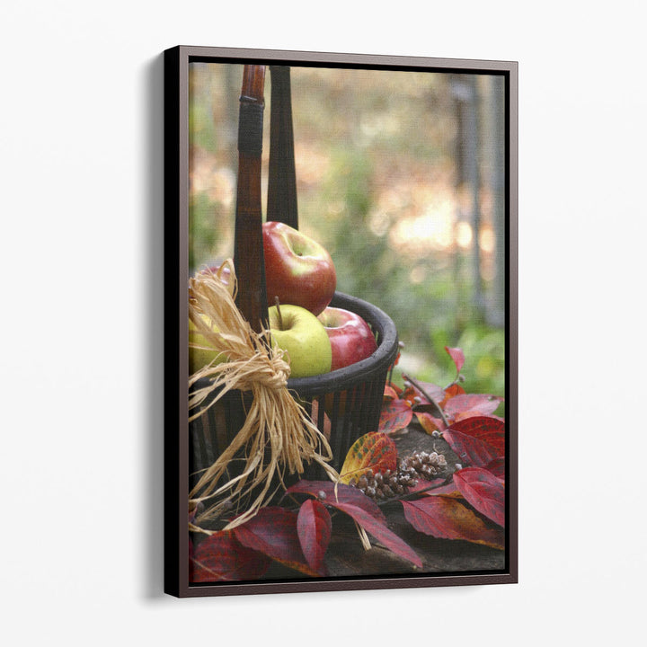 framed leaves – autumn leaf border