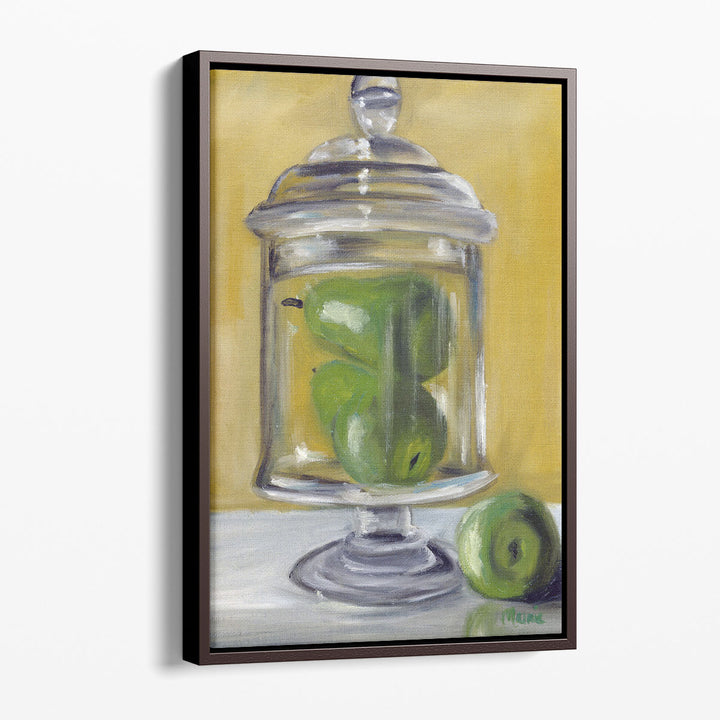 still life prints – reflective pear arrangement