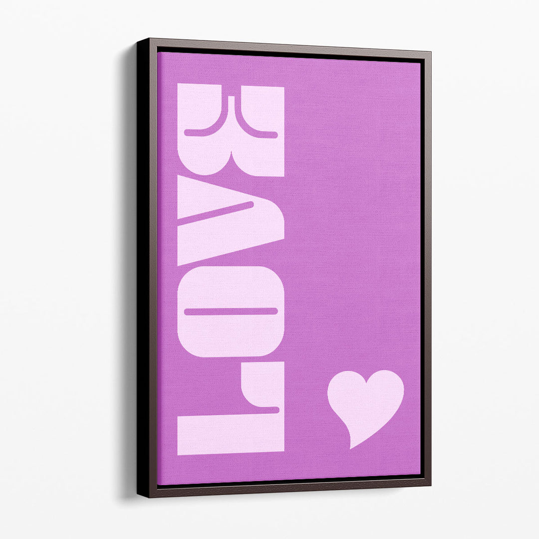 Love No 1 - Canvas Print Wall Art