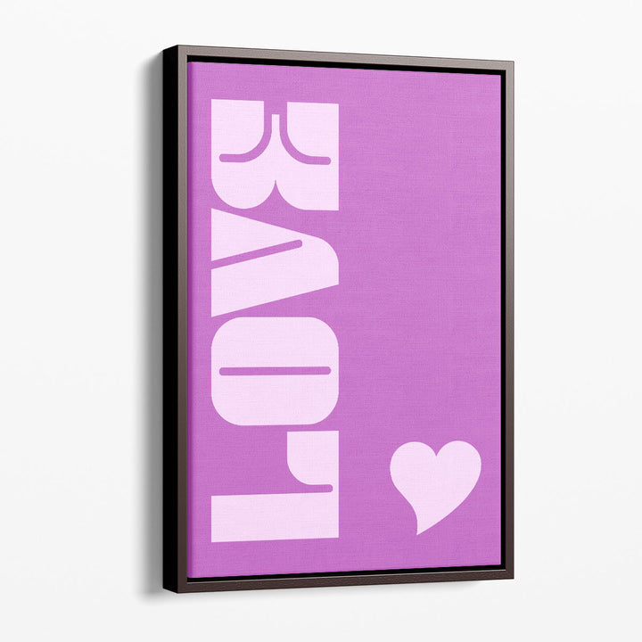 Love No 1 - Canvas Print Wall Art