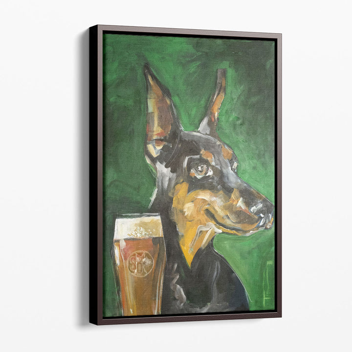 Beer Watercolor Prints – amber beer mug painting