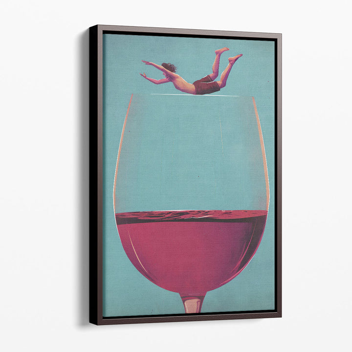 surreal art print – dreamlike dive
