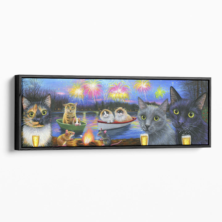 Cheers Bridget Voth - Canvas Print Wall Art