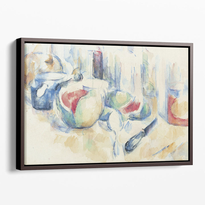 Abstract Canvas Art – bold brushstroke shapes
