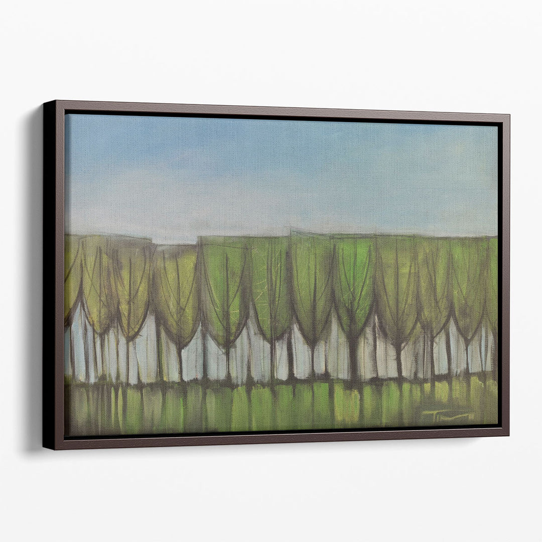 Wineglass Treeline - Canvas Print Wall Art