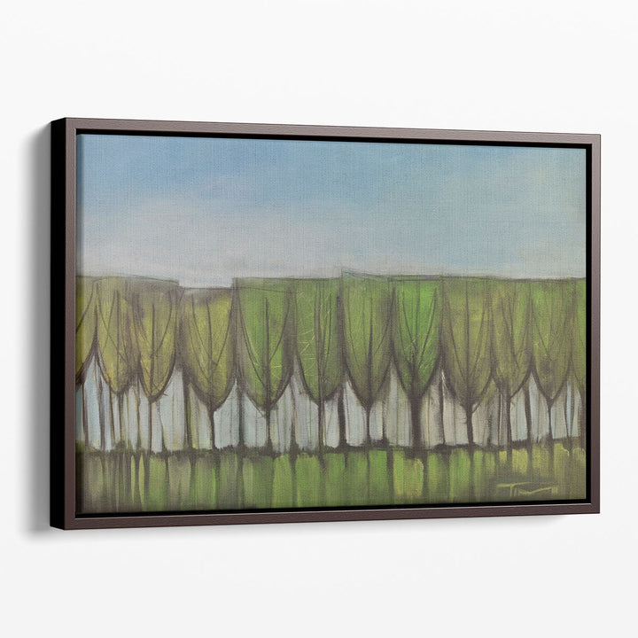 Wineglass Treeline - Canvas Print Wall Art