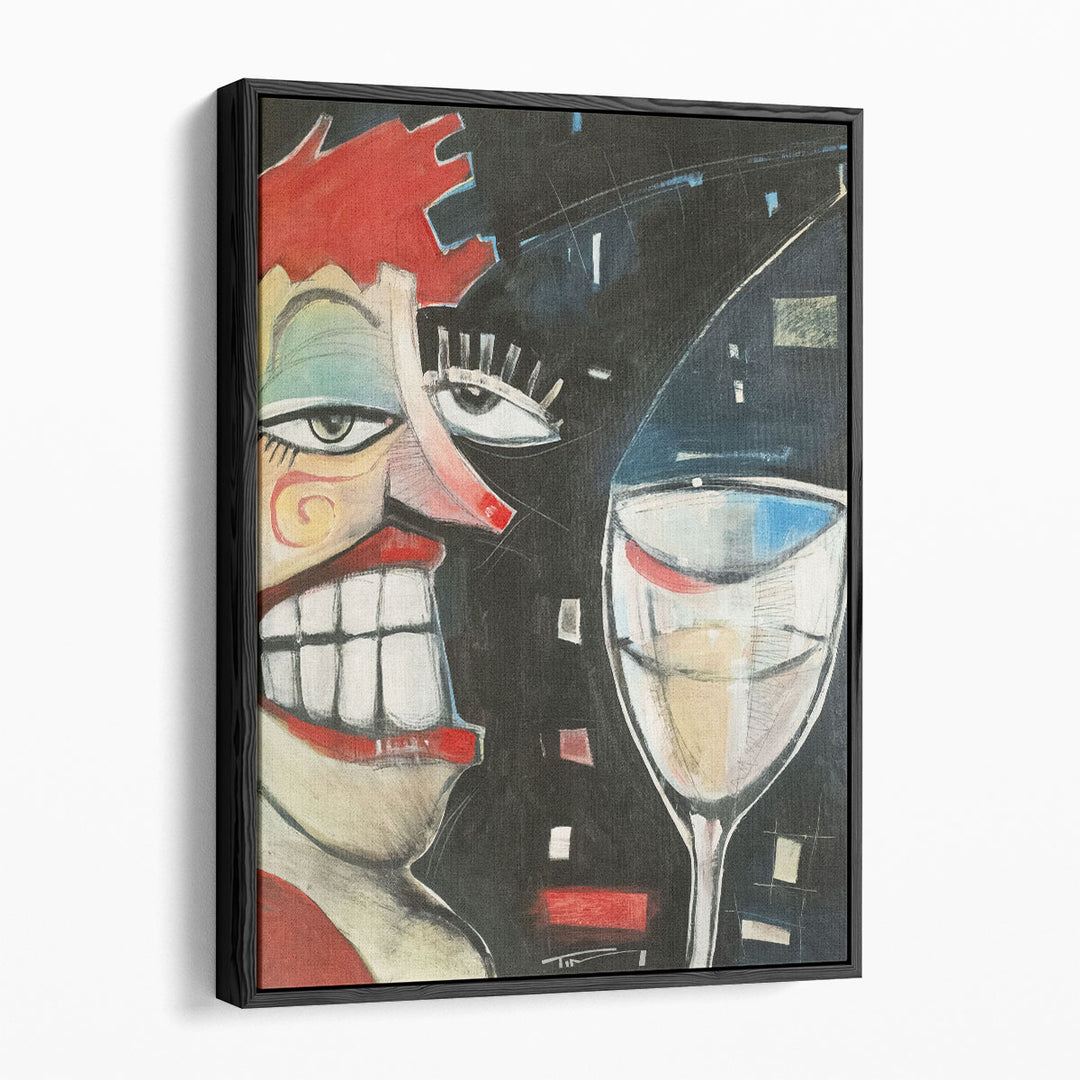 Abstract Female Wall Art – fluid female silhouette
