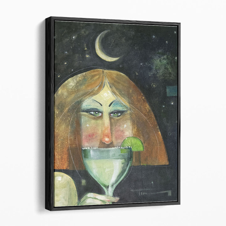Abstract Portrait Wall Art – fluid female silhouette