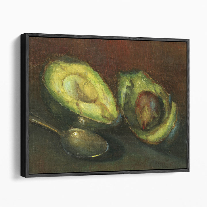 Contemporary Canvas Art – modern abstract fruit shapes