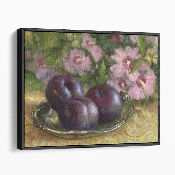 flower wall decor – vibrant kitchen scene