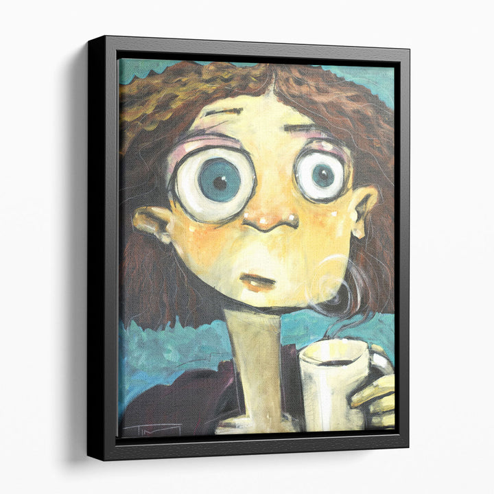 Girl Portrait Wall Art – emotive female silhouette