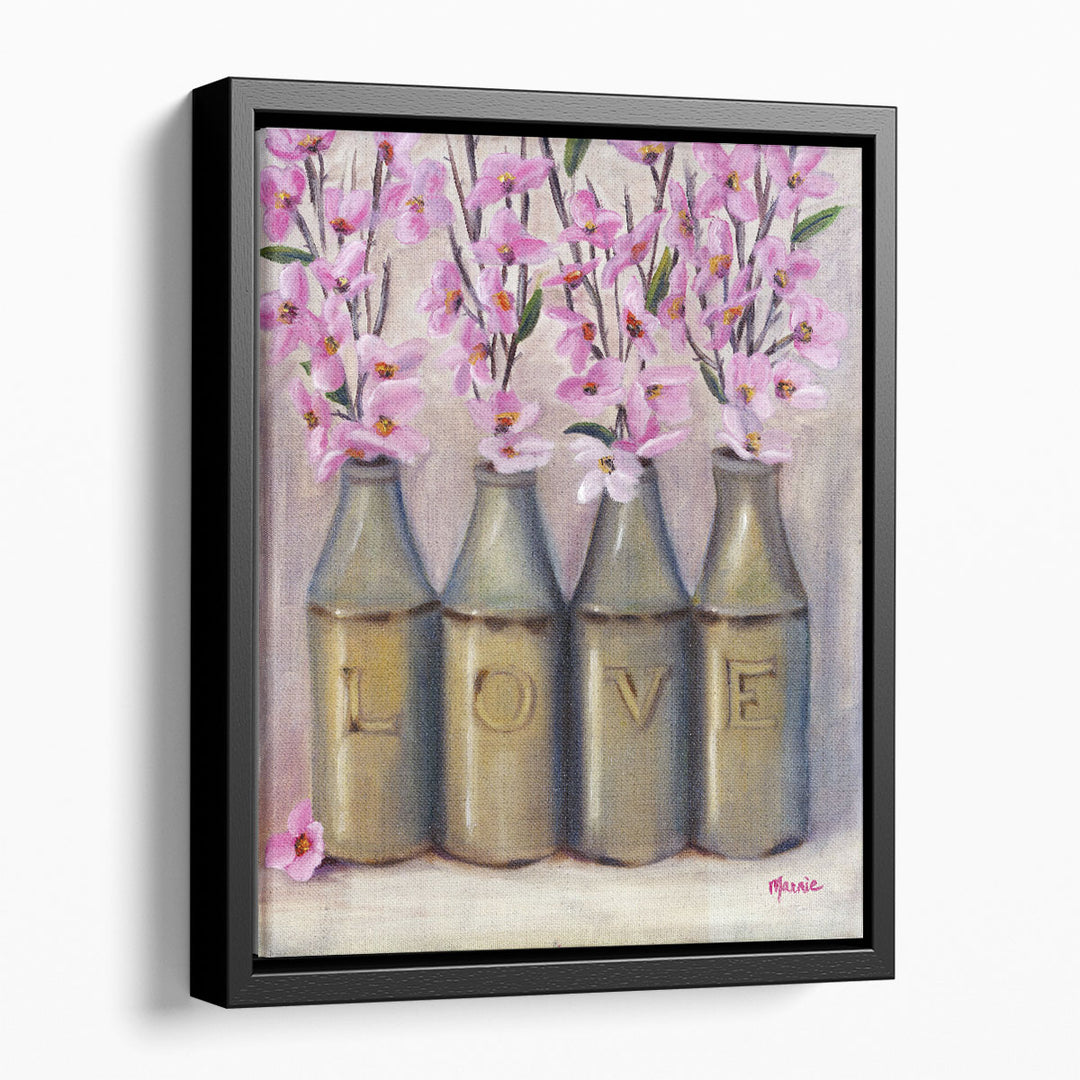 still life prints – modern vase and flower arrangement