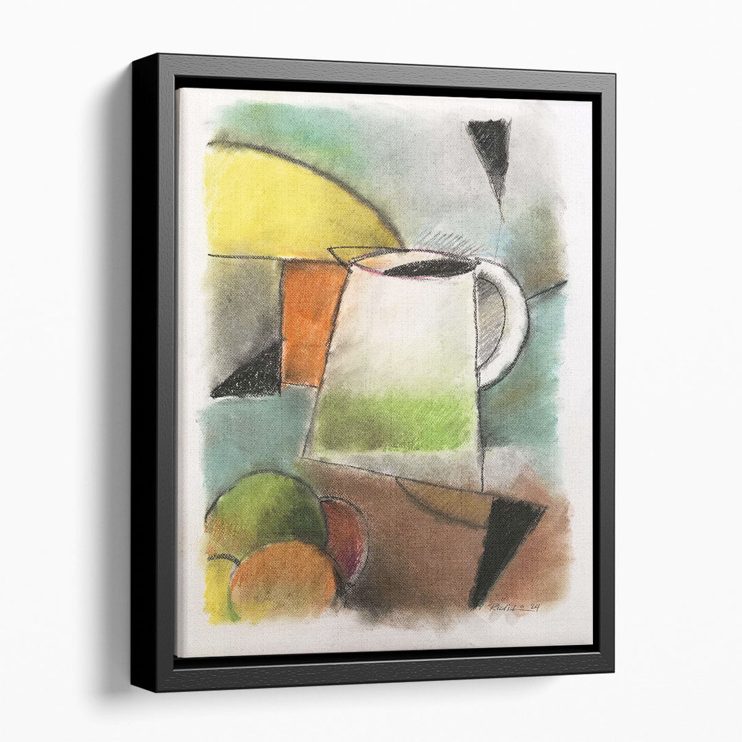 Culinary wall art decor abstract fruit and jug
