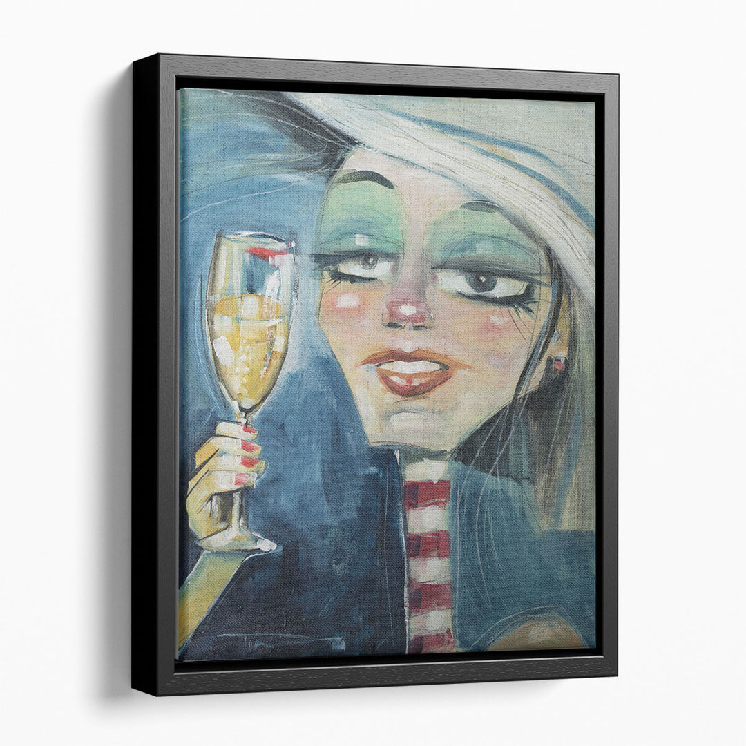 Abstract Portrait Prints – fluid face silhouette