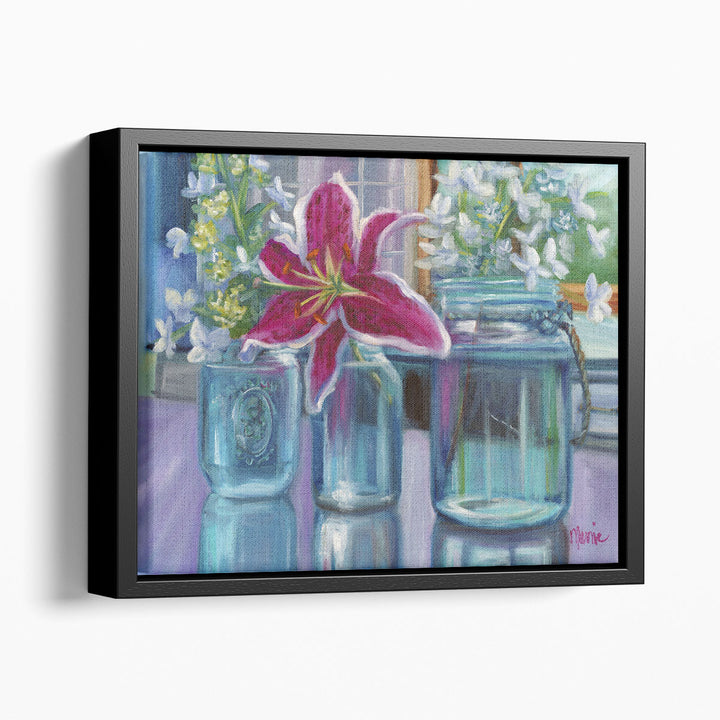 still life prints – pink and purple flowers