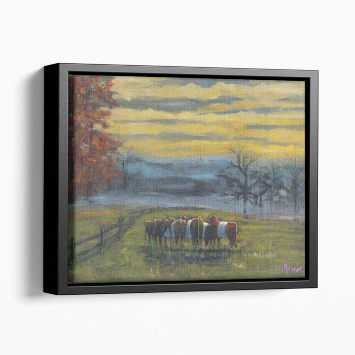 Scenic country prints with autumn countryside view