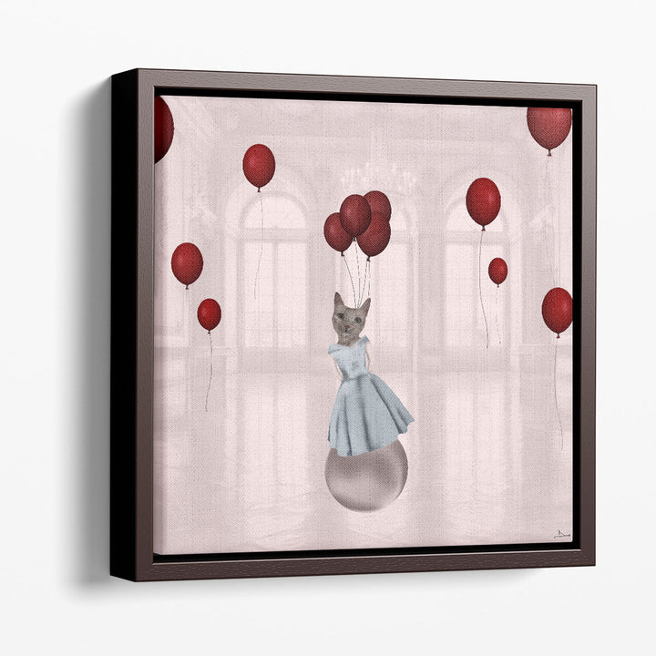 Ball with Balloons - Canvas Print Wall Art