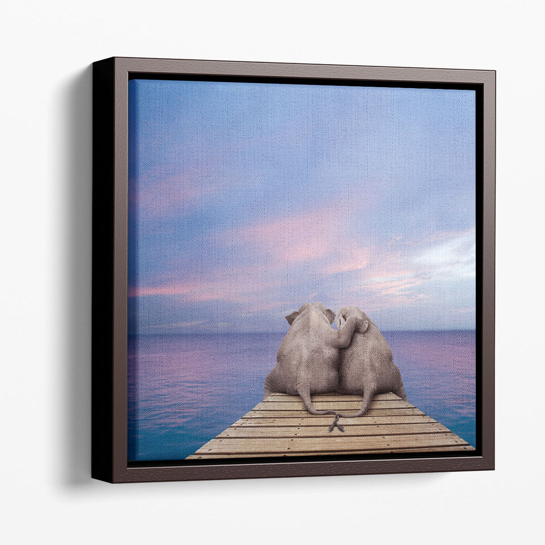 Pachyderm Pier - Canvas Print Wall Art