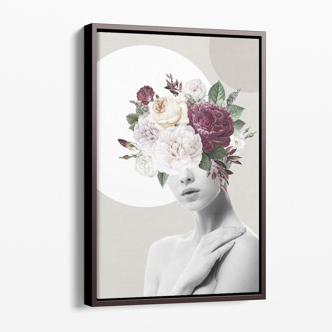 Flower Hat II - Canvas Print Wall Art