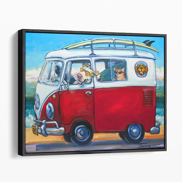 Sunglass Mutt - Canvas Print Wall Art