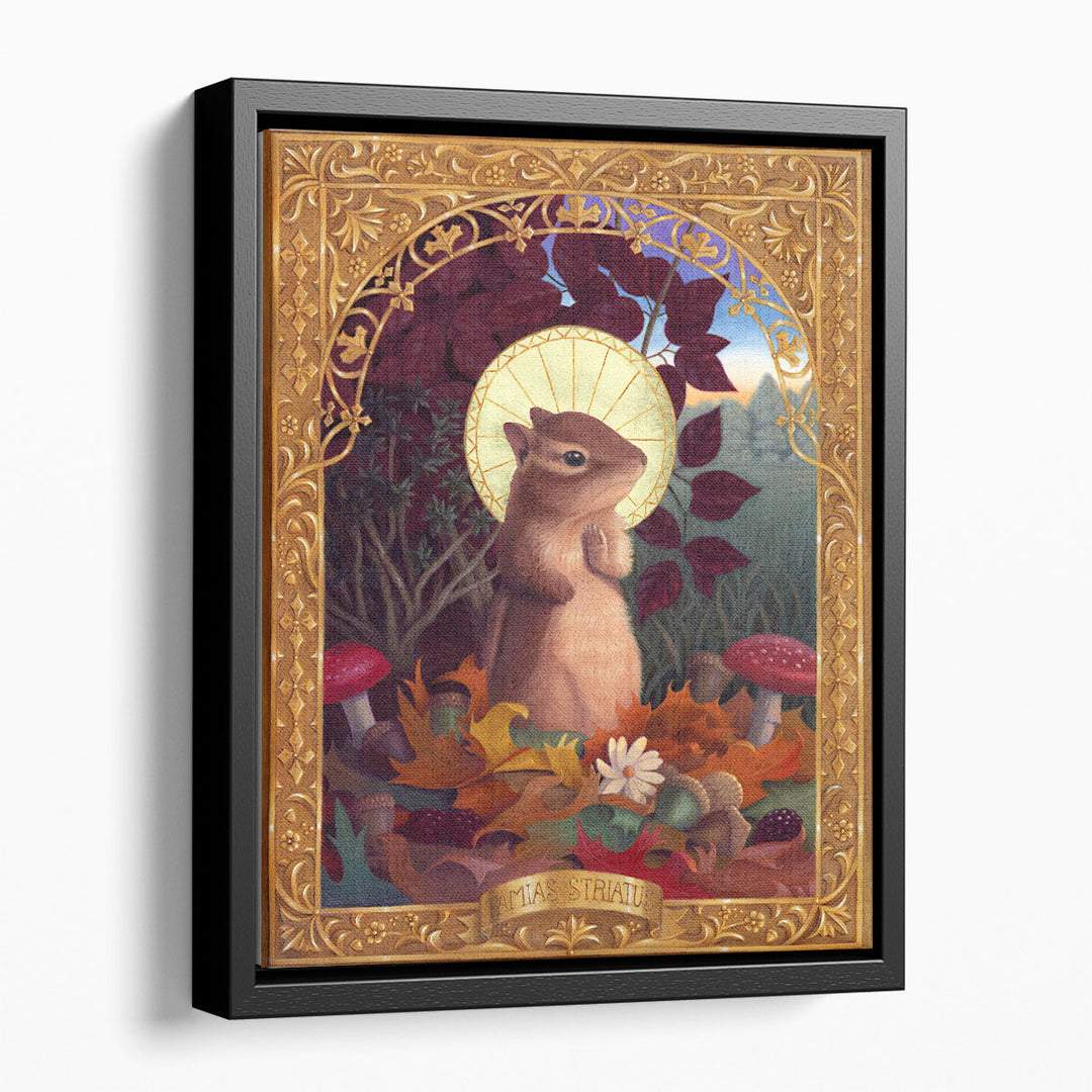 Tamias Striatus - Canvas Print Wall Art