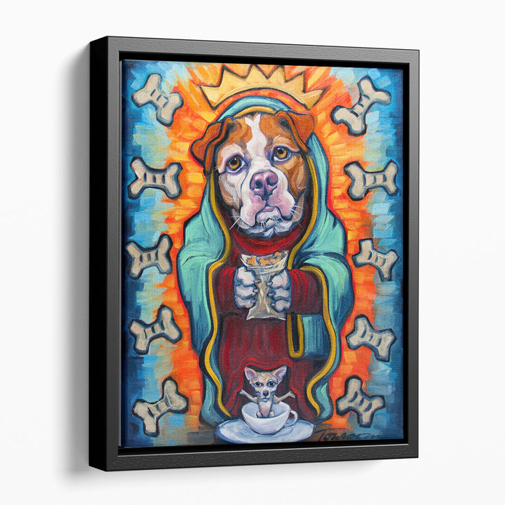 Our Lady Of Perpetual Dog Biscuits - Canvas Print Wall Art