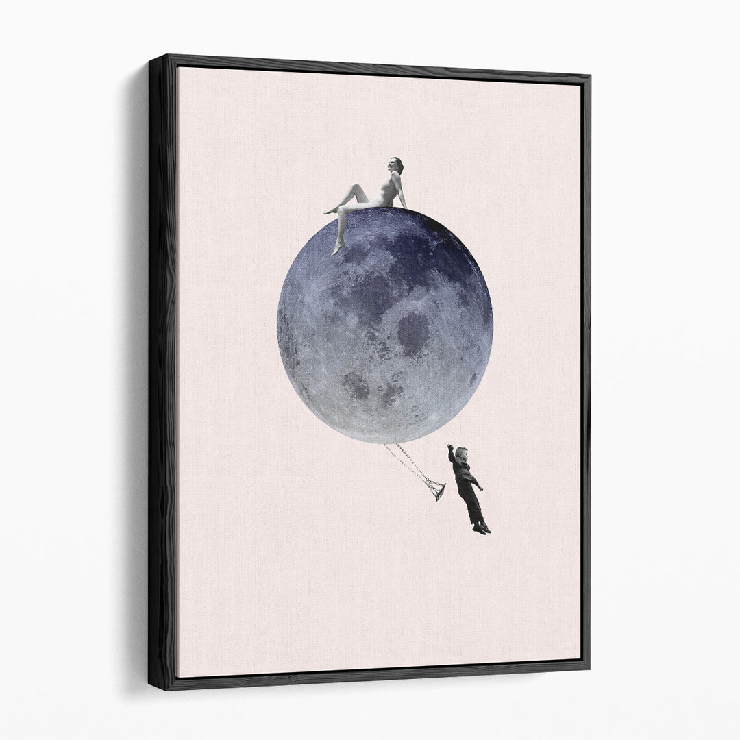 Moon Jump - Canvas Print Wall Art