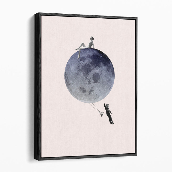 Moon Jump - Canvas Print Wall Art